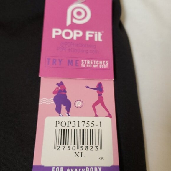 POP Fit 3-PACK Women's Leggings Set in Multicolor Size XL NWT - Picture 13 of 13